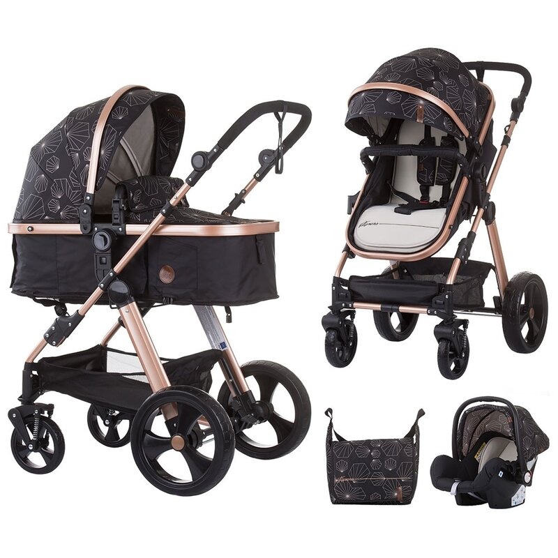 Chipolino - carucior havana 3 in 1 black diamond