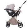 Chipolino - Carucior 3 in 1 Piruet Cu sezut rotativ Latte, Bej - 15