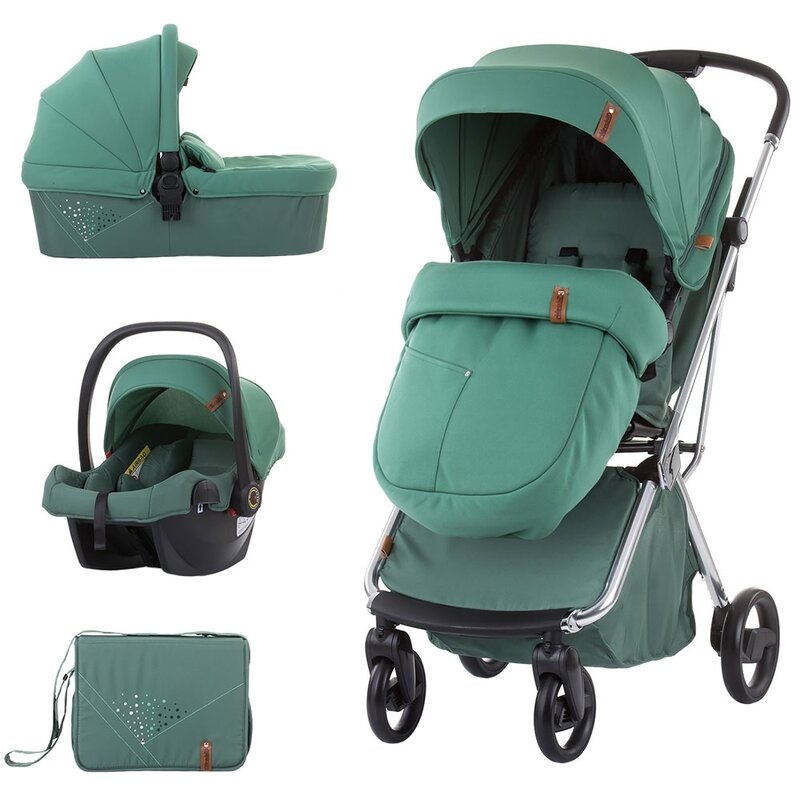 Chipolino - carucior 3 in 1 piruet pine cu sezut rotativ
