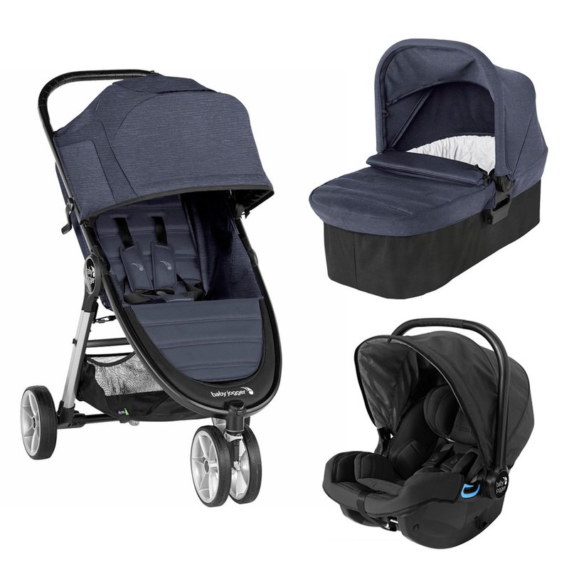 Baby jogger - carucior city mini 2, sistem 3 in 1, carbon