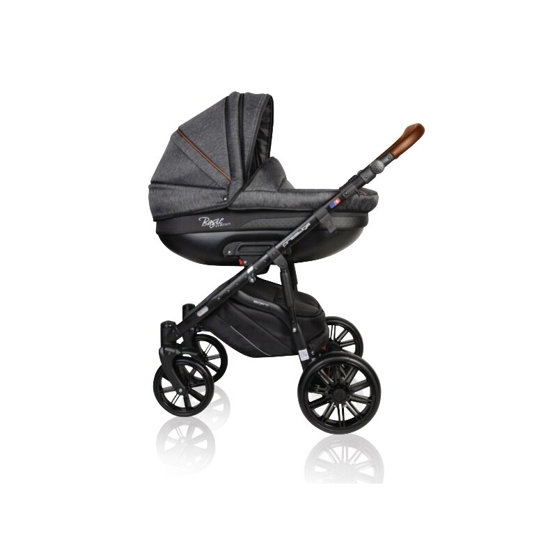 MyKids - Carucior copii 3 in 1 Basic Soft Antracite Gel