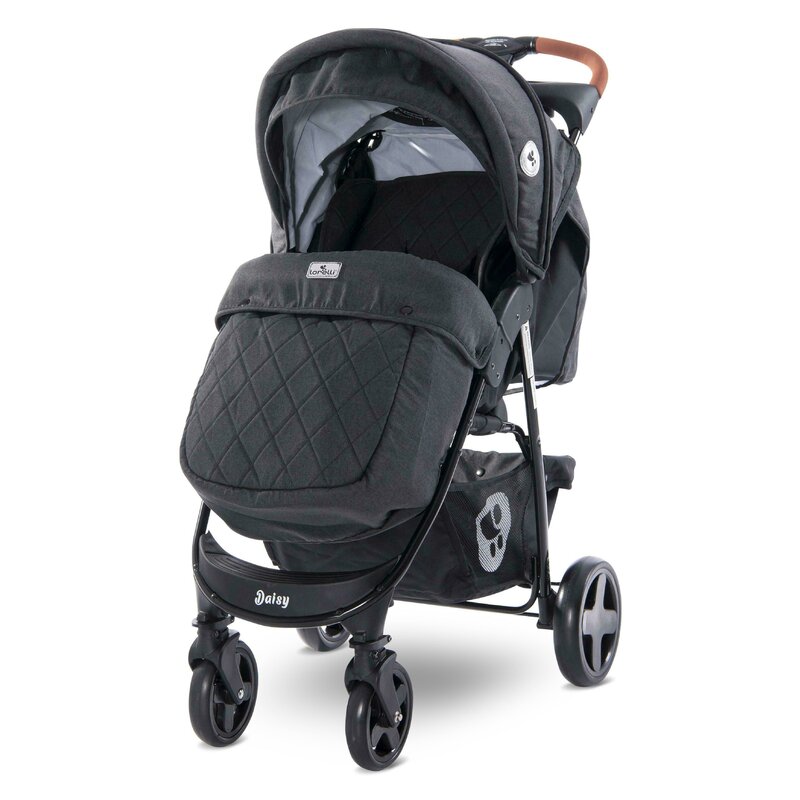 Lorelli - carucior sport daisy cu acoperitoare pentru picioare, negru