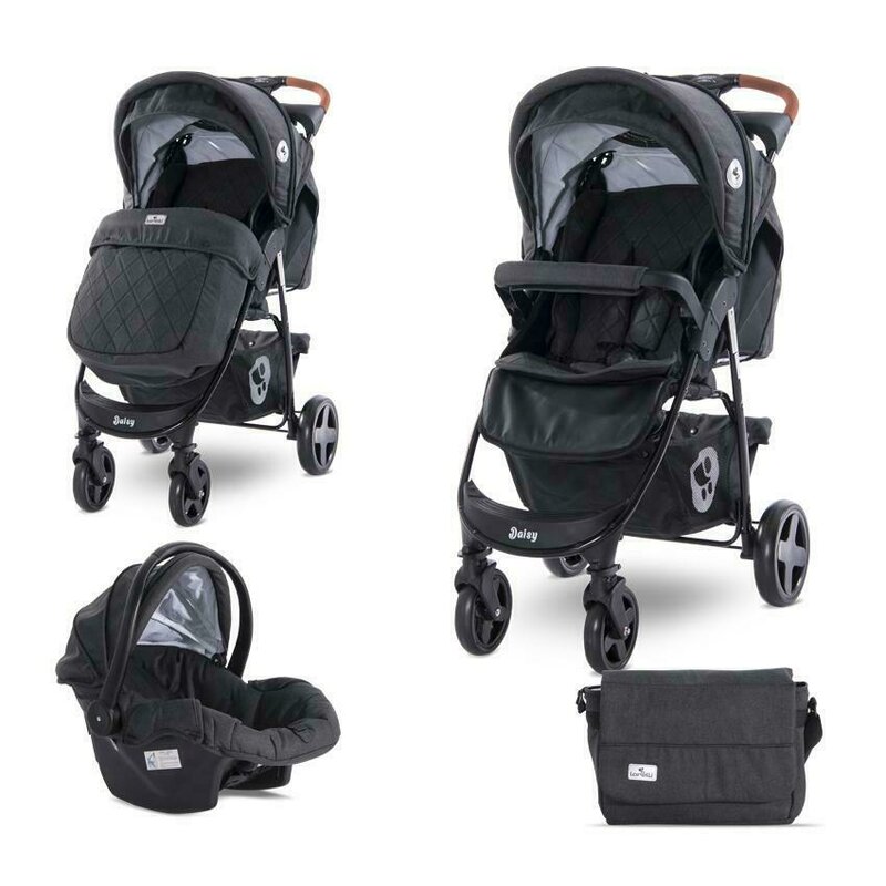 Lorelli - carucior 2 in 1 daisy, negru