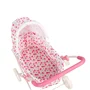 Carucior de papusi, BabyTrold, Maner reglabil 56-62 cm, 35x63x62 cm, Alb/ Roz - 9