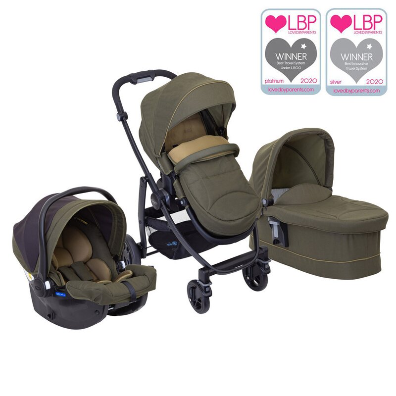 Graco - carucior 3 in 1 evo khaki