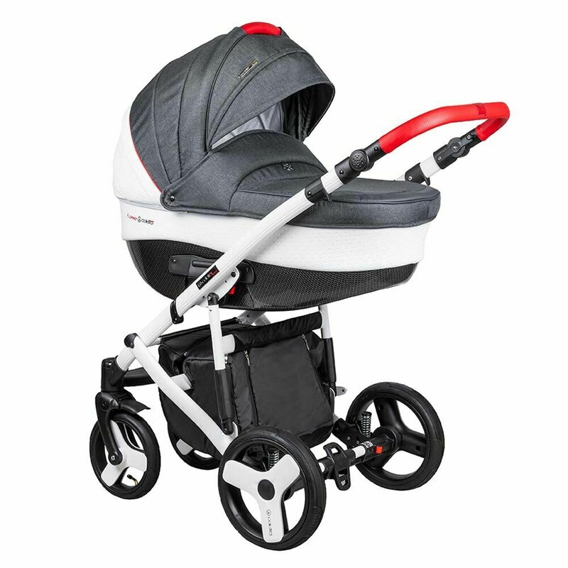 Coletto - carucior 3 in 1 florino new, gri