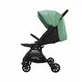 Carucior gemeni, Asalvo, Henry, Pliabil, Pana la 15 kg fiecare, Cu cadru din otel, Capotina reglabila in 3 pozitii, Cu bara de protectie, Suport de picioare reglabil, Cu 2 cosuri depozitare, 0 luni+, Green, Resigilat - 4