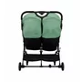 Carucior gemeni, Asalvo, Henry, Pliabil, Pana la 15 kg fiecare, Cu cadru din otel, Capotina reglabila in 3 pozitii, Cu bara de protectie, Suport de picioare reglabil, Cu 2 cosuri depozitare, 0 luni+, Green, Resigilat - 5