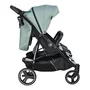 Carucior gemeni, Bebe Stars, Double Trouble, De la nastere pana la 22 Kg, Cadru din aluminiu, Pliabil, Spatar reglabil in 5 pozitii, Cu 2 saci de picioare, 2 huse de ploaie si suport pahar, Conform cu EN1888-1,2:2018, Petrol, Resigilat - 2