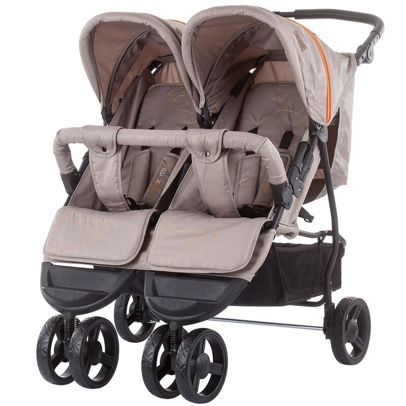 Chipolino - carucior gemeni sport maxi mix latte, bej