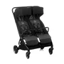 Carucior gemeni pliabil Twinside, Jane, Pliere rapida cu o mana, De la nastere pana la 22 Kg, Cu huse pentru ploaie, Spatare independente, Cu suspensii, Conform cu EN 1888-2:2018+A1:2023, Coal - 1