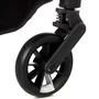 Carucior gemeni pliabil Twinside, Jane, Pliere rapida cu o mana, De la nastere pana la 22 Kg, Cu huse pentru ploaie, Spatare independente, Cu suspensii, Conform cu EN 1888-2:2018+A1:2023, Coal - 8