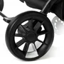 Carucior gemeni pliabil Twinside, Jane, Pliere rapida cu o mana, De la nastere pana la 22 Kg, Cu huse pentru ploaie, Spatare independente, Cu suspensii, Conform cu EN 1888-2:2018+A1:2023, Coal - 17