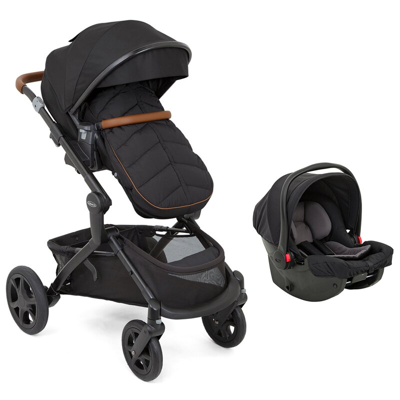 Graco - carucior 2 in 1 near2me elite ts, negru
