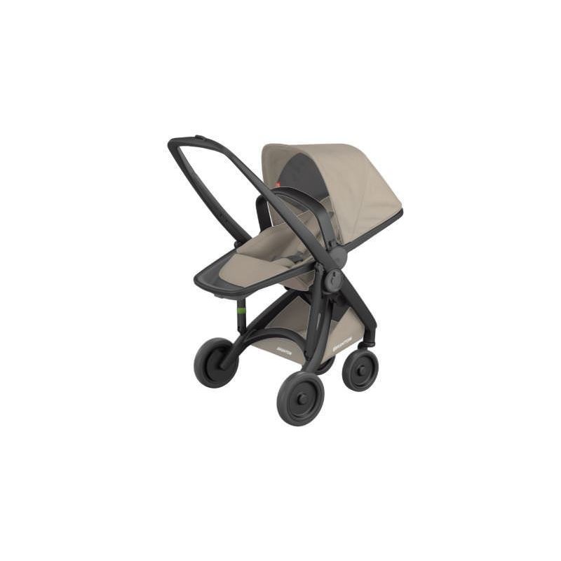 Greentom - carucior reversibil, 100% ecologic, black sand