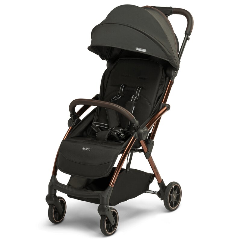 Leclerc - carucior influencer black brown
