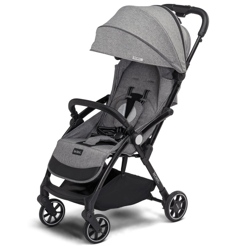 Leclerc - carucior influencer grey melange