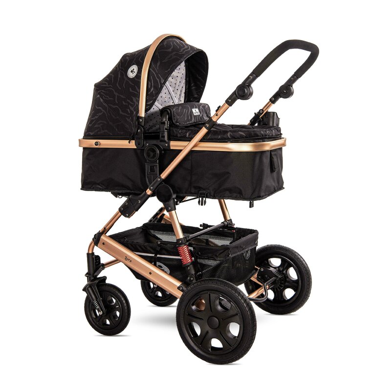 Lorelli - carucior 3 in 1 lora luxe, negru