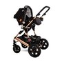 Lorelli - Carucior 3 in 1 Lora Luxe, Negru - 3