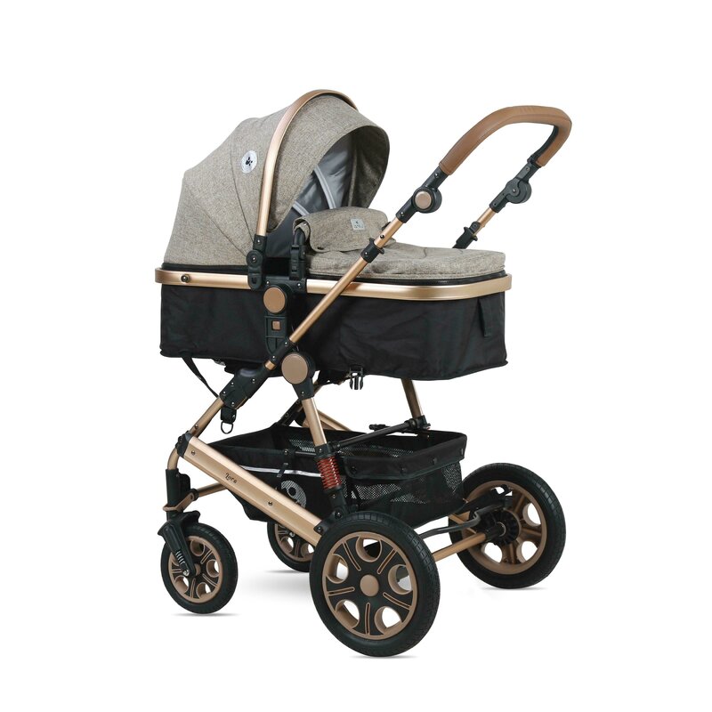 Lorelli - carucior 3 in 1 lora , pearl, bej