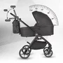 Carucior modular 2in1 Coccolle Serry Jet black - 9