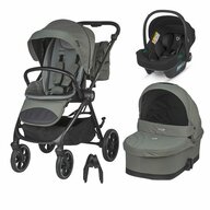 Carucior modular 2in1 Coccolle Serry Moss green+ Scoica auto iSize Coccolle Knox Black