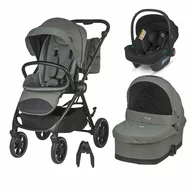 Carucior modular 2in1 Coccolle Serry Moss green+ Scoica auto iSize Coccolle Knox Black