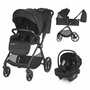 Carucior modular 3in1 Coccolle Lissia Anthracite+Scoica auto iSize Coccolle Knox Black - 1