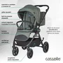 Carucior modular 4in1 Coccolle Serry Moss green cu Scoica auto iSize Coccolle Knox Black si Baza isofix iSize Coccolle Knox - 3