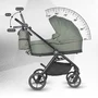 Carucior modular 4in1 Coccolle Serry Moss green cu Scoica auto iSize Coccolle Knox Black si Baza isofix iSize Coccolle Knox - 9