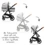 Fillikid - Carucior 3 in 1 Panther,  Transformabil, Gri - 5