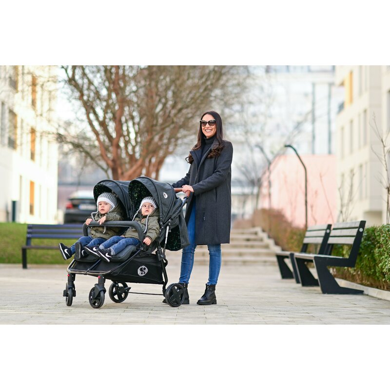 Lorelli - carucior gemeni sport duo, negru