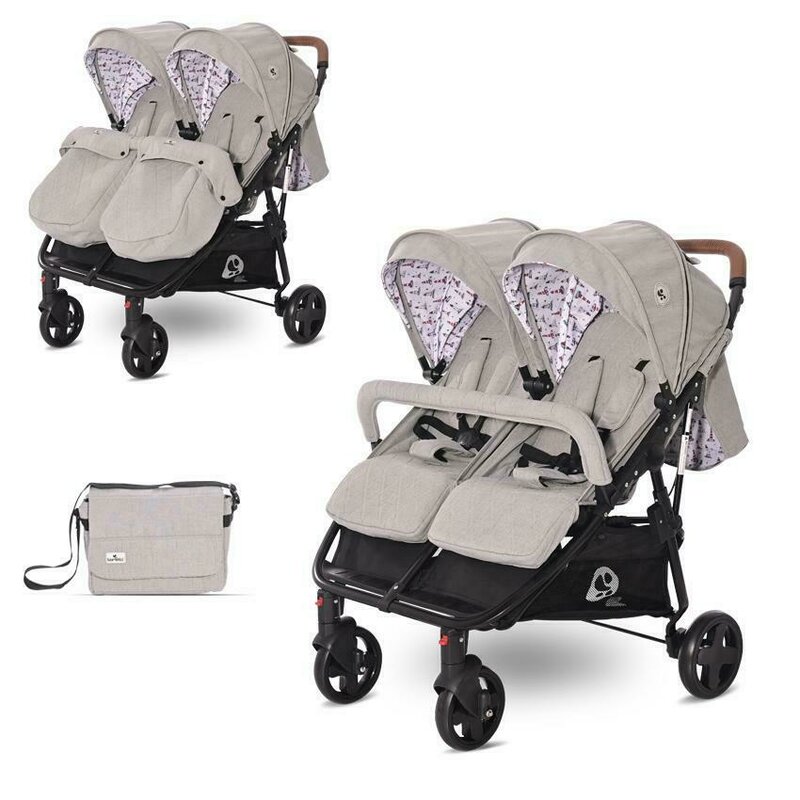 Lorelli - carucior gemeni sport duo dark lighthouse, gri