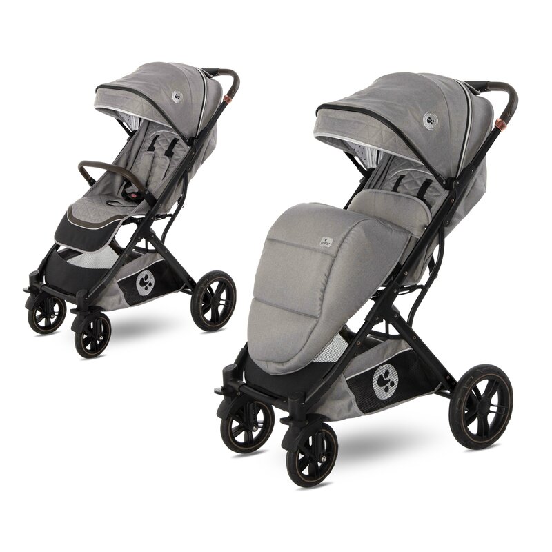 Lorelli - carucior 0+ storm , opaline, cadru din aluminiu, 0-22 kg, gri