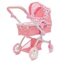 Carucior pentru papusi, Baby Mix, 2 in 1, Sophie pink - 1