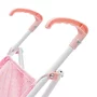 Carucior pentru papusi, Baby Mix, Tara, Pliabil, Cadru metalic, 50x28x54 cm, 3 ani+, Pink - 3