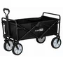 Carucior pliabil, FreeON, Pentru transportul diferitelor obiecte atat in casa, cat si in vacanta, Cu 2 buzunare, Maner reglabil 71-101 cm, Pana la 100 kg, 95x54x101 cm, Black - 2