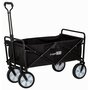 Carucior pliabil, FreeON, Pentru transportul diferitelor obiecte atat in casa, cat si in vacanta, Cu 2 buzunare, Maner reglabil 71-101 cm, Pana la 100 kg, 95x54x101 cm, Black - 1