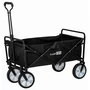 Carucior pliabil, FreeON, Pentru transportul diferitelor obiecte atat in casa, cat si in vacanta, Cu 2 buzunare, Maner reglabil 71-101 cm, Pana la 100 kg, 95x54x101 cm, Black - 1