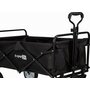 Carucior pliabil, FreeON, Pentru transportul diferitelor obiecte atat in casa, cat si in vacanta, Cu 2 buzunare, Maner reglabil 71-101 cm, Pana la 100 kg, 95x54x101 cm, Black - 3
