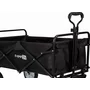 Carucior pliabil, FreeON, Pentru transportul diferitelor obiecte atat in casa, cat si in vacanta, Cu 2 buzunare, Maner reglabil 71-101 cm, Pana la 100 kg, 95x54x101 cm, Black - 3