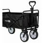 Carucior pliabil, FreeON, Pentru transportul diferitelor obiecte atat in casa, cat si in vacanta, Cu 2 buzunare, Maner reglabil 71-101 cm, Pana la 100 kg, 95x54x101 cm, Black - 4