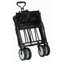 Carucior pliabil, FreeON, Pentru transportul diferitelor obiecte atat in casa, cat si in vacanta, Cu 2 buzunare, Maner reglabil 71-101 cm, Pana la 100 kg, 95x54x101 cm, Black - 8