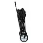 Carucior pliabil, FreeON, Pentru transportul diferitelor obiecte atat in casa, cat si in vacanta, Cu 2 buzunare, Maner reglabil 71-101 cm, Pana la 100 kg, 95x54x101 cm, Black - 9