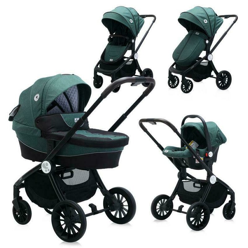 Lorelli - Carucior 3 in 1 Ramona , Olive, Verde