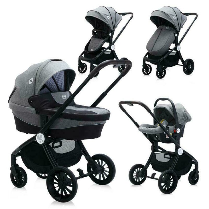 Lorelli - carucior 3 in 1 ramona , steel, gri