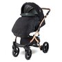 Lorelli - Carucior 2 in 1 Rimini Premium Stars, Negru - 4
