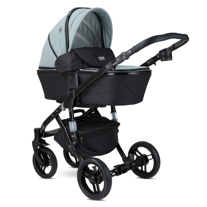 Carucior 2 In 1 Tala Beige 51 Lorelli - Carucior 2 in 1 Rimini Premium Stars, Albastru/Gri