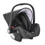 Lorelli - Carucior 2 in 1 Storm , Luxe,  Cadru din aluminiu, 0-22 kg, Cu cos auto inclus, Negru - 5