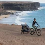 Carucior si remorca de bicicleta, Lionelo, Cama, Multifunctional, Pentru 1 sau 2 copii, Cu sistem de absorbtie a socurilor SIQ, Geamuri cu protectie solara, Gri, Resigilat - 17